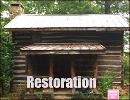 Historic Log Cabin Restoration  Lewis Center, Ohio